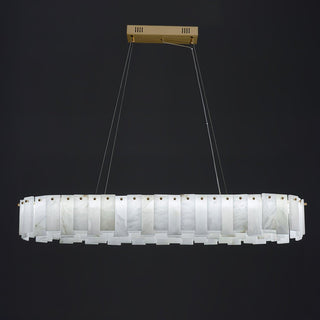Celestial Alabaster Round Chandelier Arkstarhome