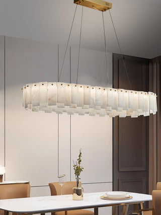 Celestial Alabaster Round Chandelier Arkstarhome