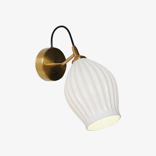 Ceramic Ribbed Wall light Arkstarhome