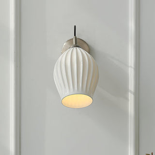 Ceramic Ribbed Wall light Arkstarhome