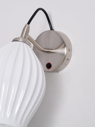 Ceramic Ribbed Wall light Arkstarhome