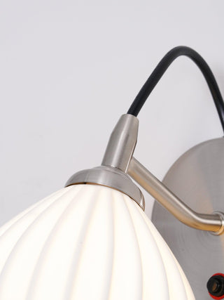 Ceramic Ribbed Wall light Arkstarhome