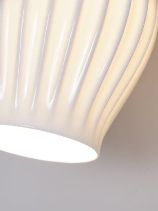 Ceramic Ribbed Wall light Arkstarhome