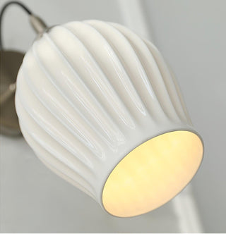 Ceramic Ribbed Wall light Arkstarhome