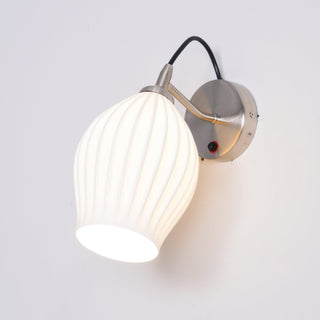 Ceramic Ribbed Wall light Arkstarhome