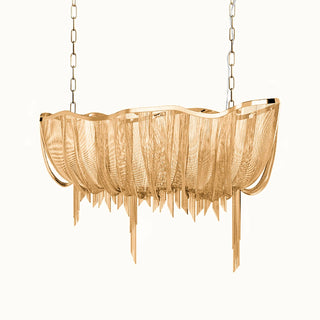 Chains Shimmering Chandelier Arkstarhome
