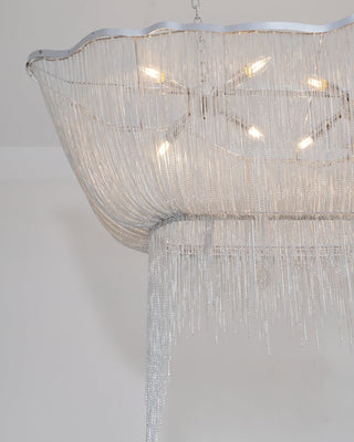 Chains Shimmering Chandelier Arkstarhome