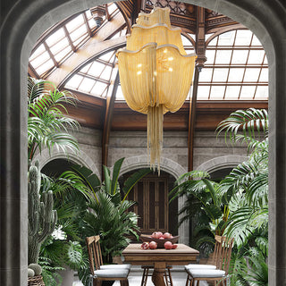 Chains Shimmering Chandelier Arkstarhome