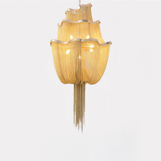 Chains Shimmering Chandelier Arkstarhome