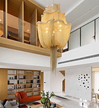 Chains Shimmering Chandelier Arkstarhome