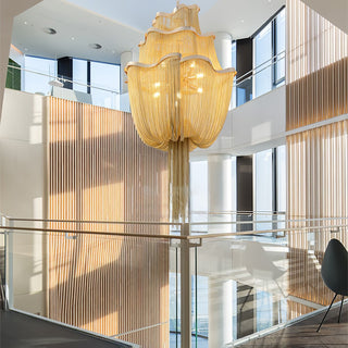 Chains Shimmering Chandelier Arkstarhome