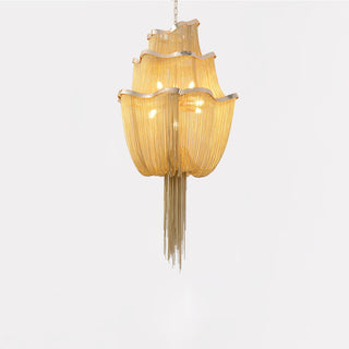 Chains Shimmering Chandelier Arkstarhome