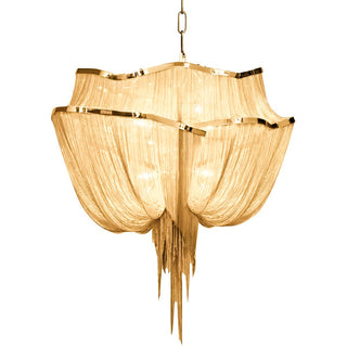Chains Shimmering Chandelier Arkstarhome
