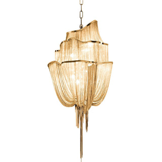 Chains Shimmering Chandelier Arkstarhome
