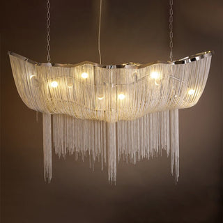 Chains Shimmering Chandelier Arkstarhome