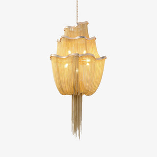 Chains Shimmering Chandelier Arkstarhome