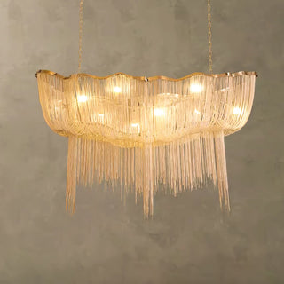 Chains Shimmering Chandelier Arkstarhome