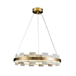 Alabaster Halo Chandelier Arkstarhome