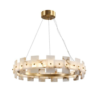 Alabaster Halo Chandelier Arkstarhome