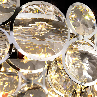 Chrome Round Crystal Chandelier Arkstarhome