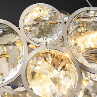 Chrome Round Crystal Chandelier Arkstarhome