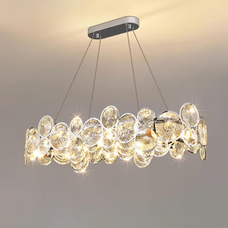 Chrome Round Crystal Chandelier Arkstarhome