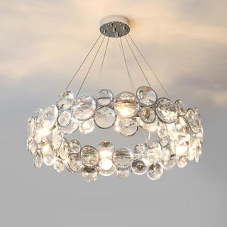 Chrome Round Crystal Chandelier Arkstarhome