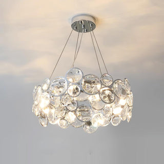 Chrome Round Crystal Chandelier Arkstarhome