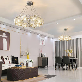 Chrome Round Crystal Chandelier Arkstarhome