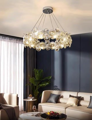 Chrome Round Crystal Chandelier Arkstarhome
