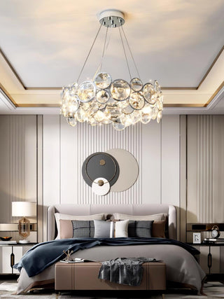 Chrome Round Crystal Chandelier Arkstarhome