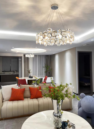 Chrome Round Crystal Chandelier Arkstarhome