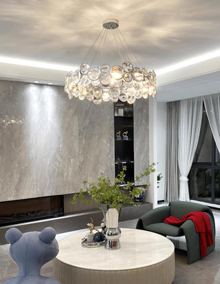 Chrome Round Crystal Chandelier Arkstarhome