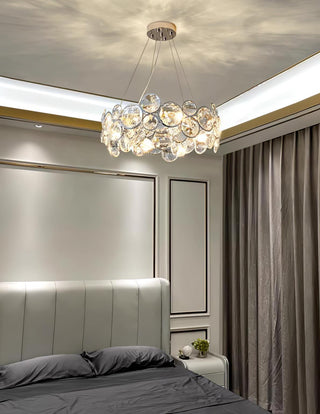 Chrome Round Crystal Chandelier Arkstarhome