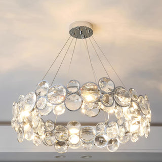 Chrome Round Crystal Chandelier Arkstarhome
