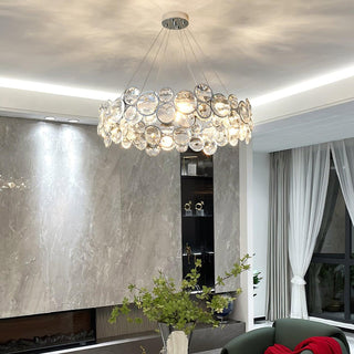 Chrome Round Crystal Chandelier Arkstarhome