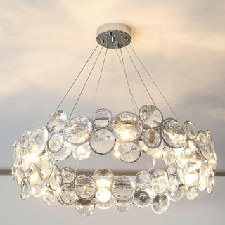 Chrome Round Crystal Chandelier Arkstarhome