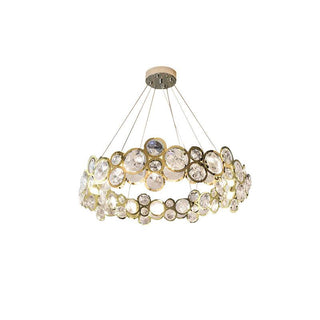 Chrome Round Crystal Chandelier Arkstarhome