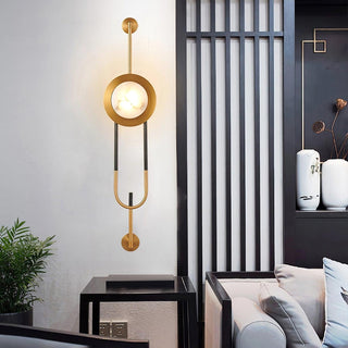 Circular Marble Wall Light Arkstarhome