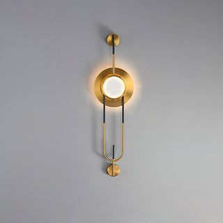Circular Marble Wall Light Arkstarhome