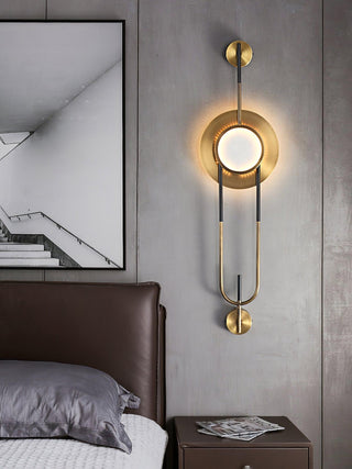 Circular Marble Wall Light Arkstarhome