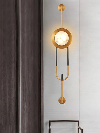 Circular Marble Wall Light Arkstarhome
