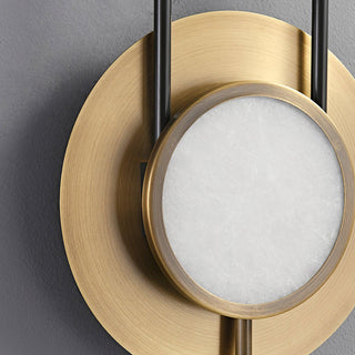 Circular Marble Wall Light Arkstarhome