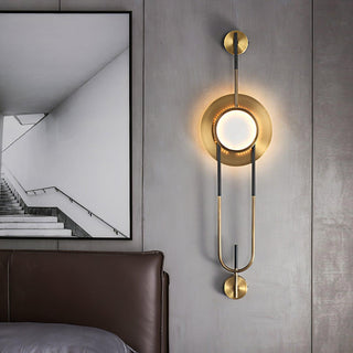 Circular Marble Wall Light Arkstarhome
