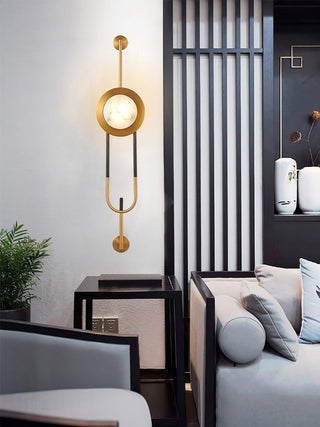 Circular Marble Wall Light Arkstarhome