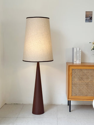 Faux Wood Conical Floor Lamp Arkstarhome