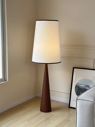 Faux Wood Conical Floor Lamp Arkstarhome