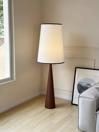 Faux Wood Conical Floor Lamp Arkstarhome