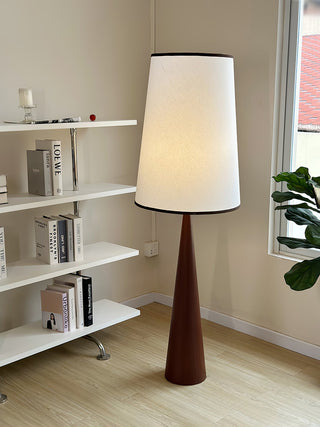 Faux Wood Conical Floor Lamp Arkstarhome