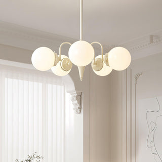 Cream Ball Chandelier Arkstarhome